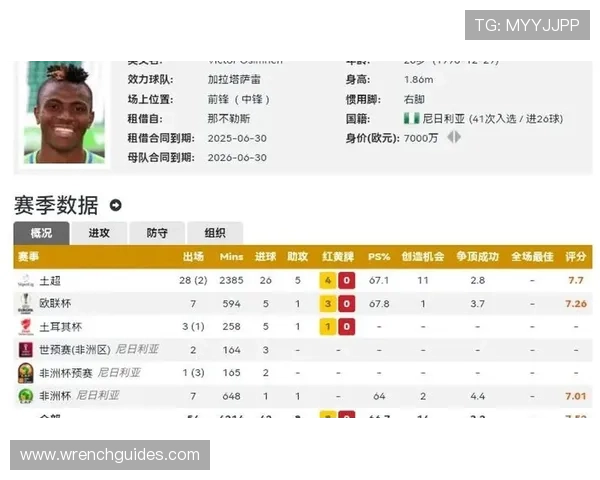 奥斯梅恩单赛季25+进球高产输出解析